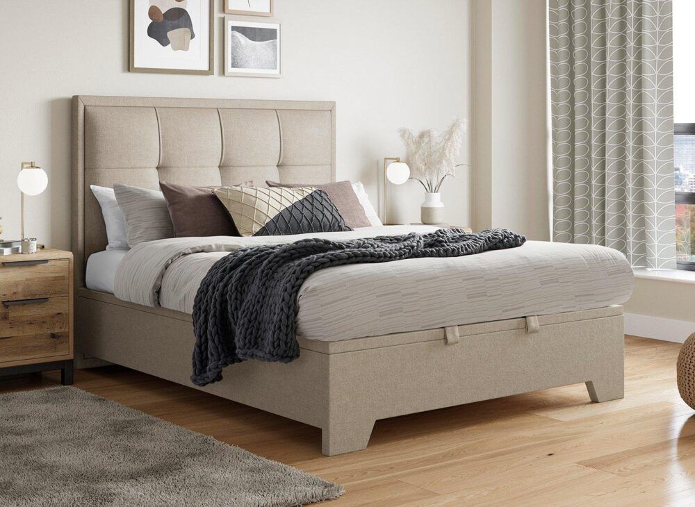 Hopkins Upholstered Ottoman Bed Frame