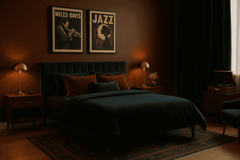 How to match your bedroom design to your favourite music genre